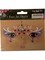 Face Art Pink Gems And Face Stick Ons Costume Accessory